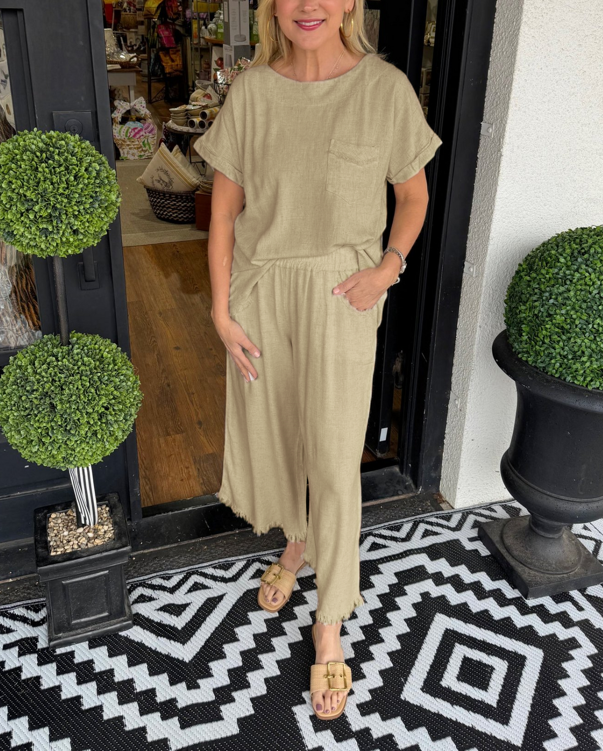 Wiedeń | Elegancki Luźny Zestaw