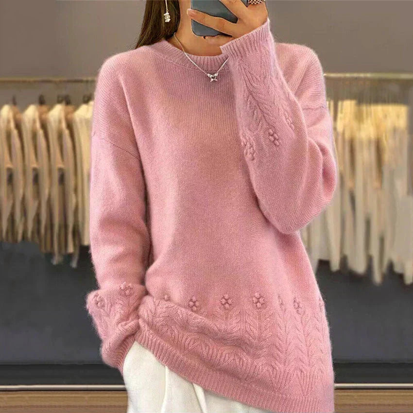 Cille | Sweter Dzianinowy