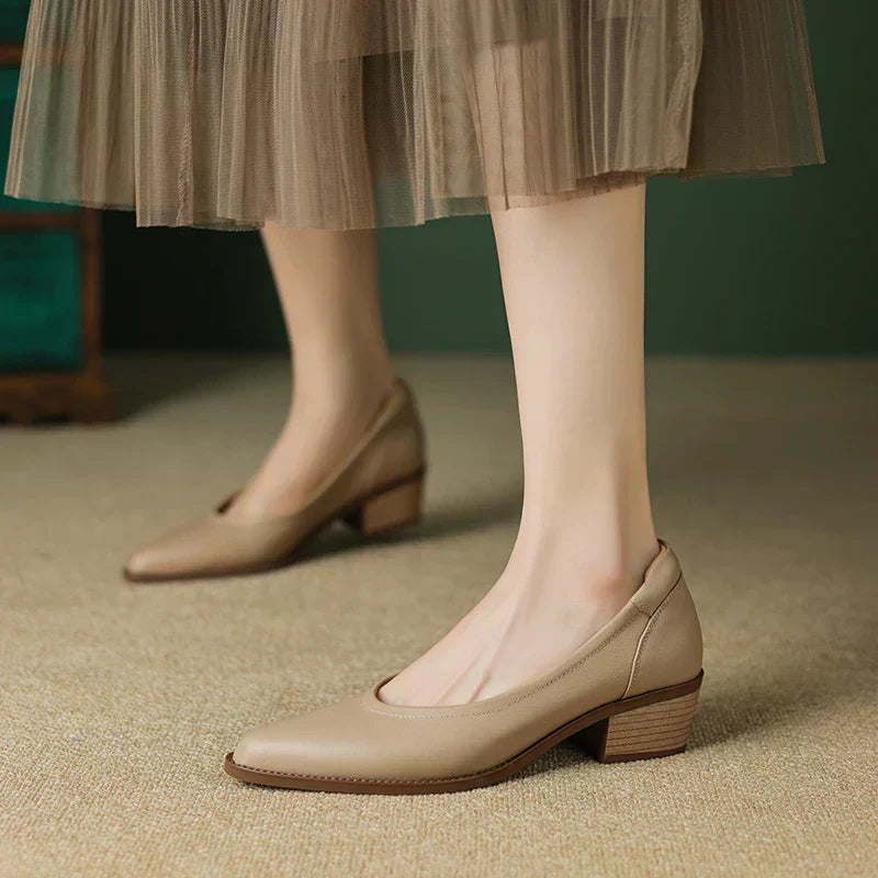 Zofia | Buty ortopedyczne na średnim obcasie